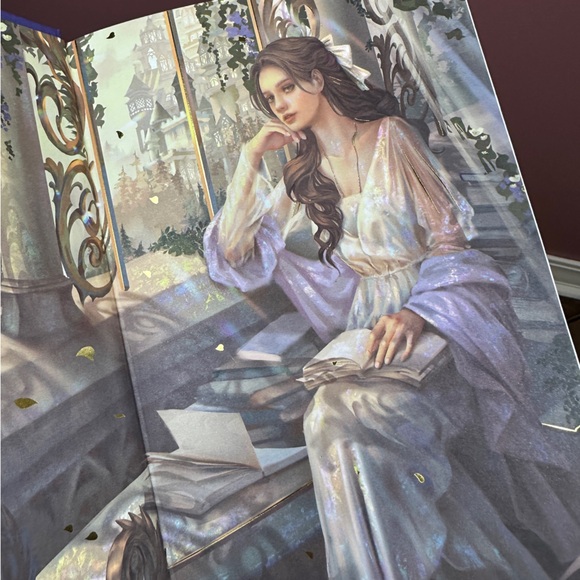 NEW FairyLoot The Half King Melissa Landers SIGNED Stenciled Edges with print - Picture 8 of 10